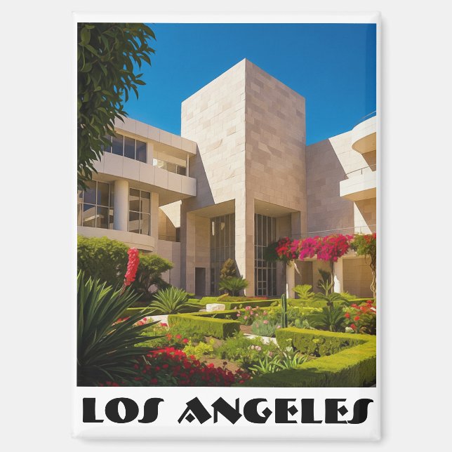 California Los Angeles Getty Centre Magnet (Front)