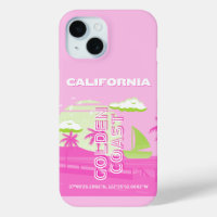 California, Los Angeles, Travel Art, Preppy, Pink