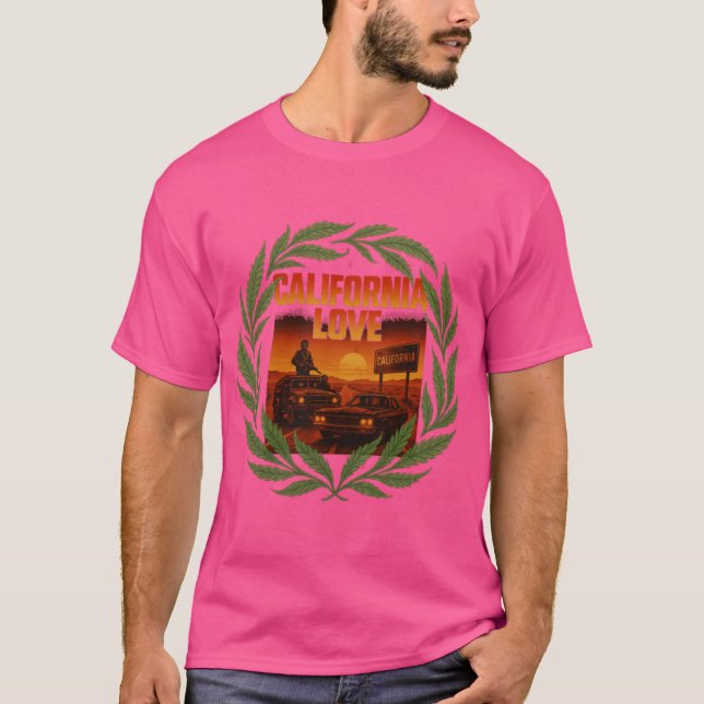 California Love 90s GFunk Mad Max Tee (Front)
