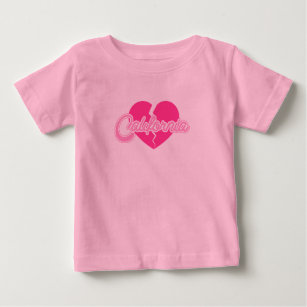 California Love and Heart Break Baby T-Shirt