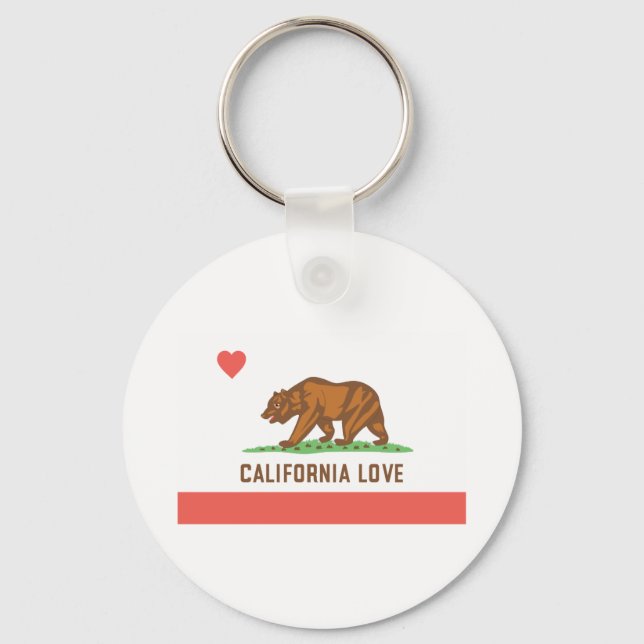 California Love Keychain (Front)