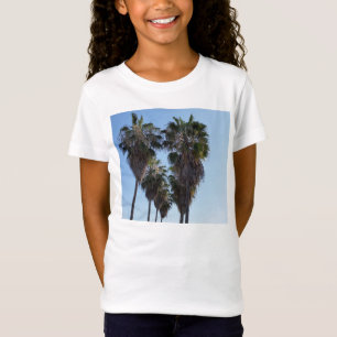 California Love Palm Tree Heart Shirt Girls