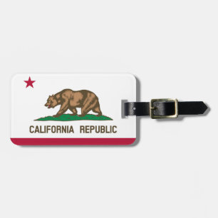 California Luggage Tag