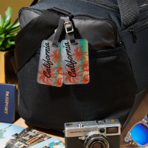 California Luggage Tag