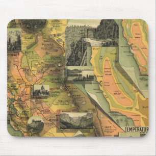 California Map Mouse Pad