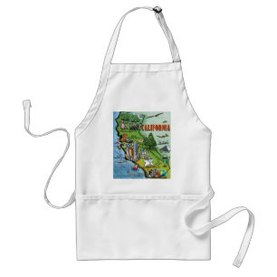 California Map Standard Apron