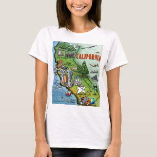 California Map T-Shirt