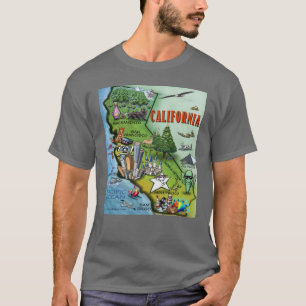 California Map T-Shirt