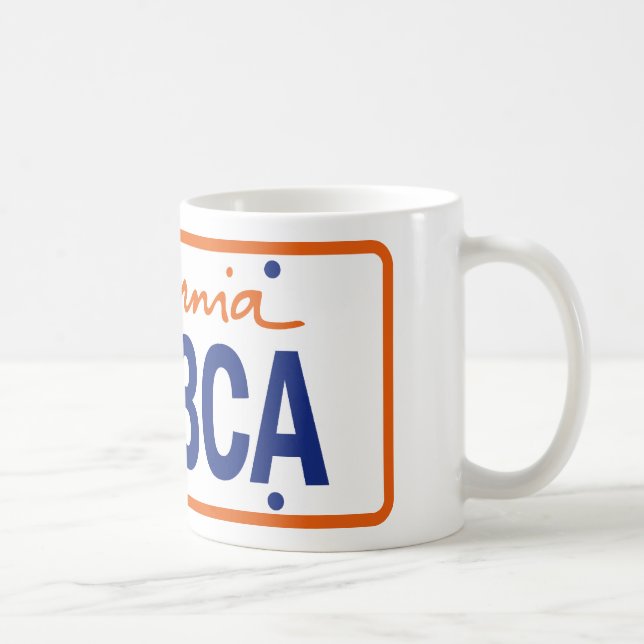 CALIFORNIA MEDAL LOVE REGISTRATION COFFEE MUG (Right)