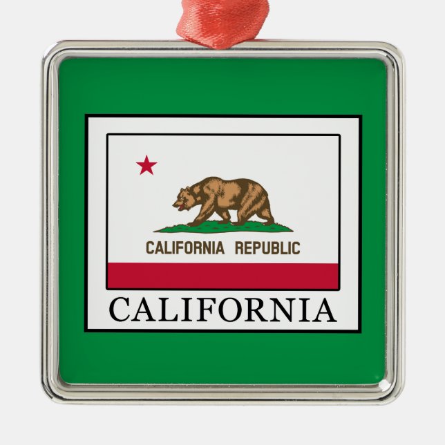 California Metal Tree Decoration (Front)