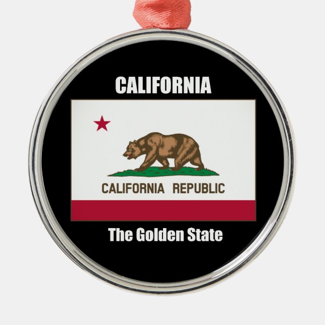 California Metal Tree Decoration (Front)