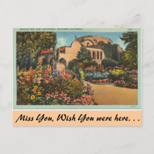 California, Mission San Juan Capistrano Postcard