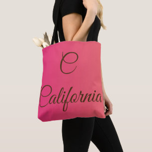 California Monogram Tote Bag