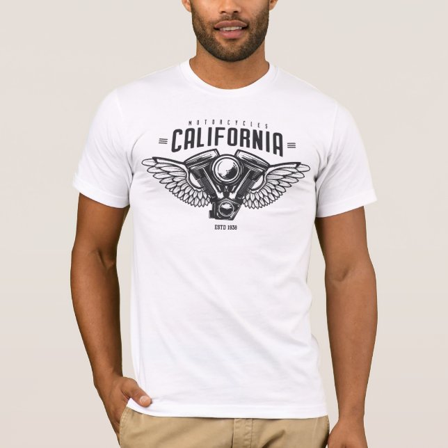 California Motorcycles T-Shirt (Front)