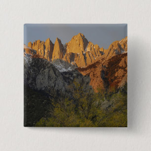California, Mount Whitney, Inyo National Forest 3 15 Cm Square Badge