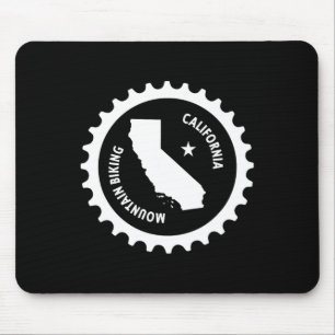 California Mountain Biking Ca Mtb Mountain Bike Mouse Pad
