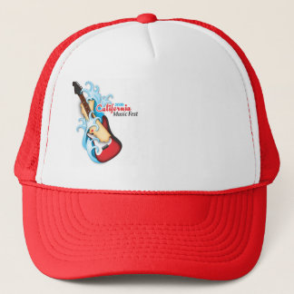 California Music Fest "Official" Trucker Hat (Red)