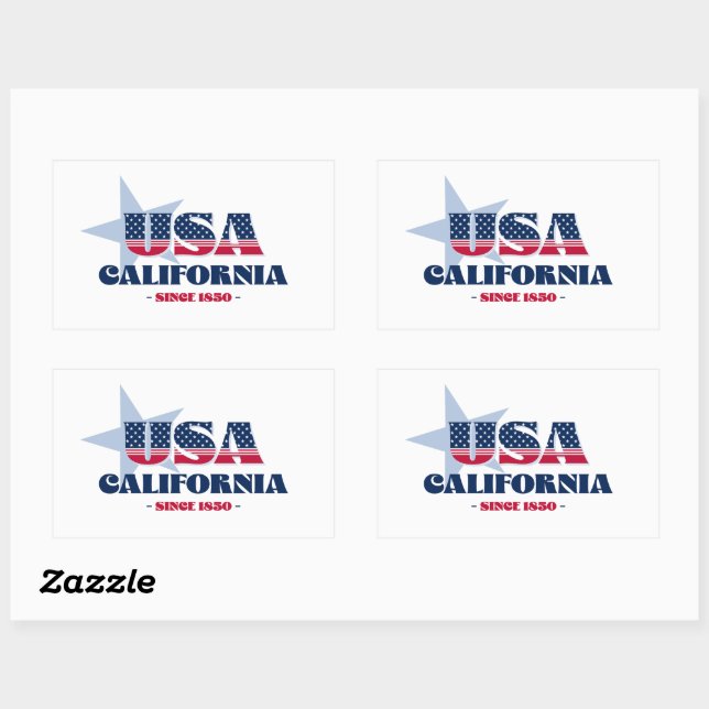 California My Home State Sticker (Sheet)