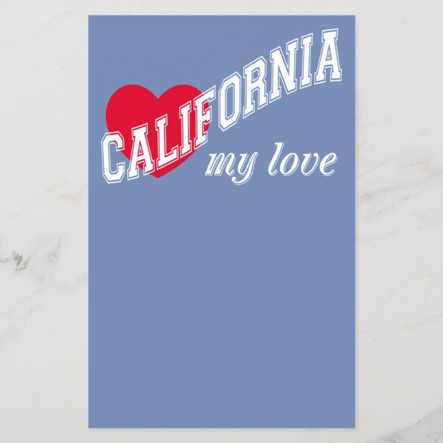 California my love flyer (Front)