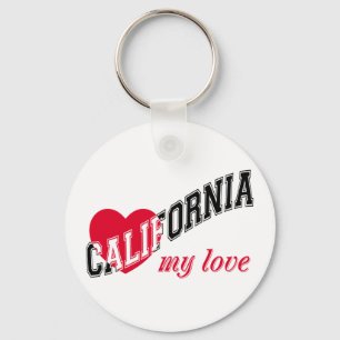 California my love key ring