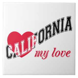 California my love tile