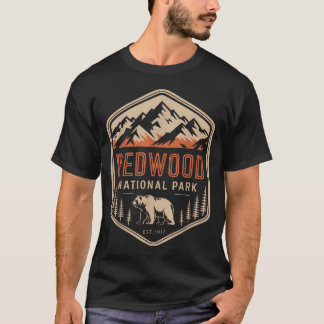 California National Park Tree Hiking Camping T-Shirt