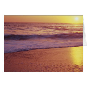 California, near Santa Cruz, View of beach at