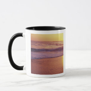 California, near Santa Cruz, View of beach at Mug