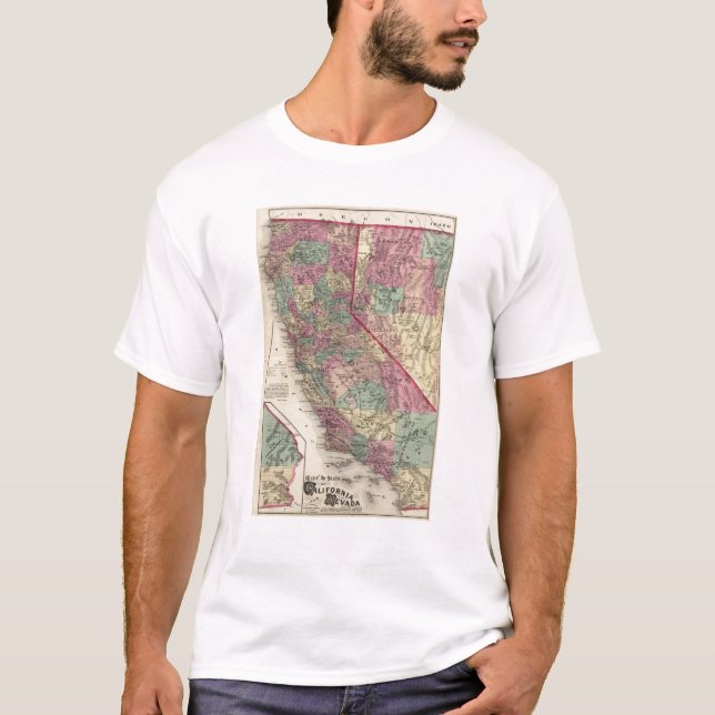 California, Nevada 3 T-Shirt (Front)