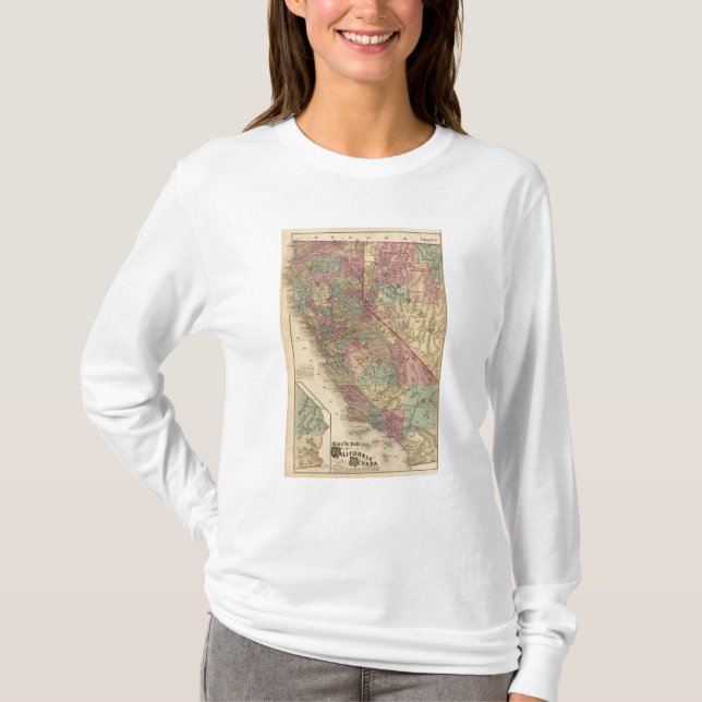 California, Nevada T-Shirt (Front)