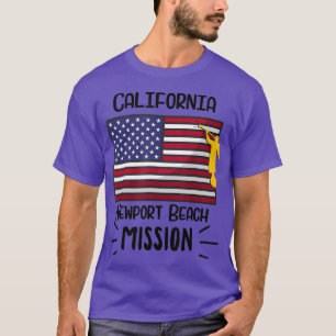 California Newport Beach Mormon LDS Mission Gift T-Shirt