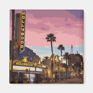 California night club purple los angeles magnet