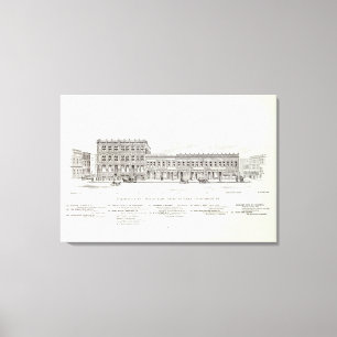 California North side Battery and Sansome Canvas Print