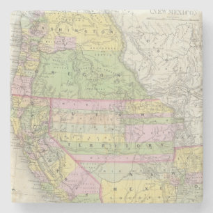 California, Oregon, Washington, Utah, New Mexico 6 Stone Coaster
