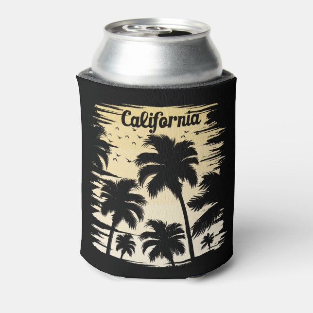 California Palm Tree Can Cooler (Can Back)