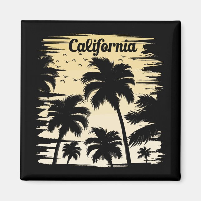 California Palm Tree Magnet (Front)