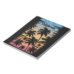 California Palm Tree Notepad