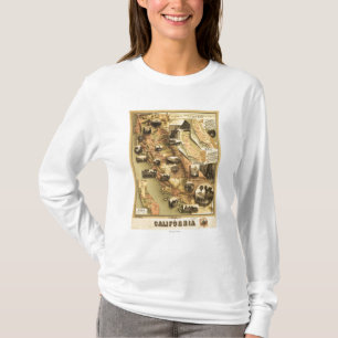 California Panoramic Map T-Shirt