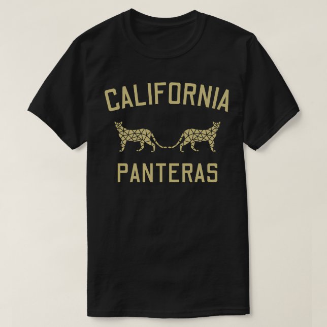 California Panteras Gold TShirt (Design Front)