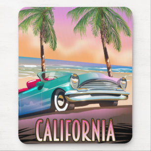 California Paradise Sunset Mouse Pad