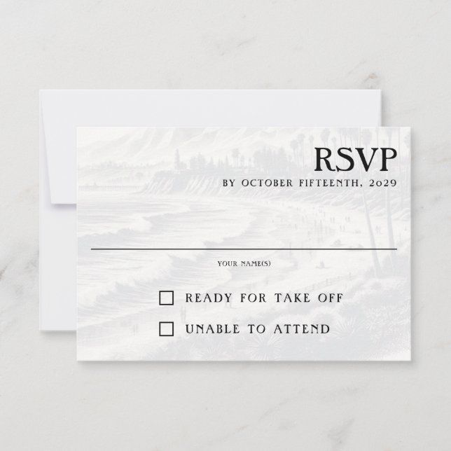 California Passport RSVP Card (Front)