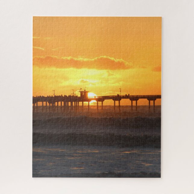 California Peer at Sunset Jigsaw Puzzle (Vertical)