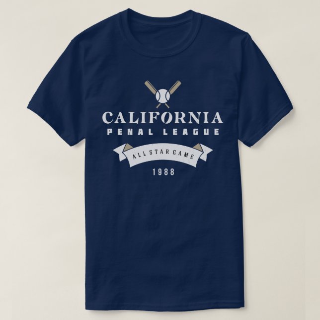 California Penal League All Game 1988 T-Shirt (Design Front)