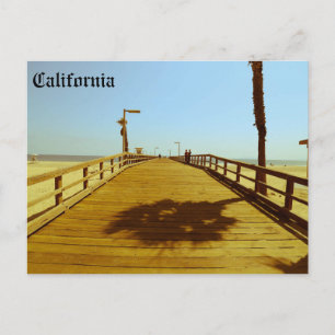 California Pier Postcard