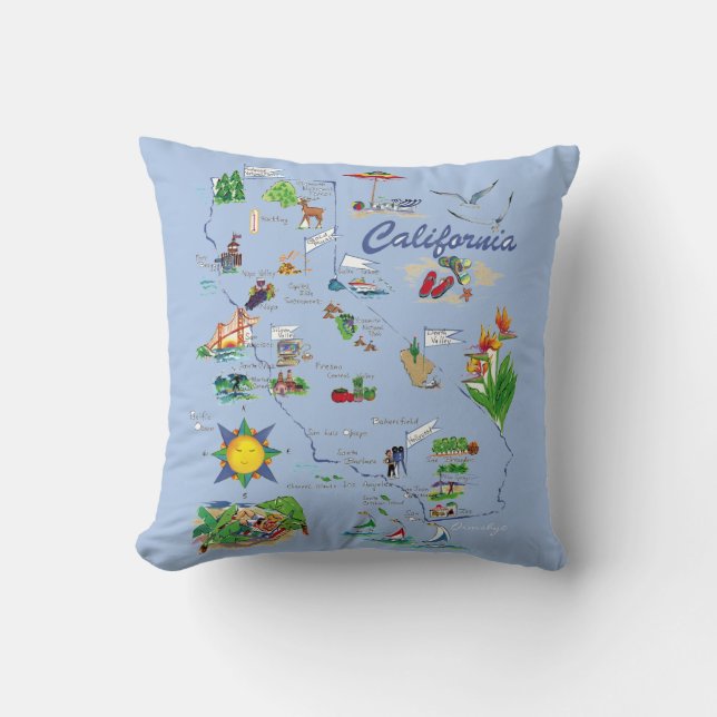 California pillow (Front)