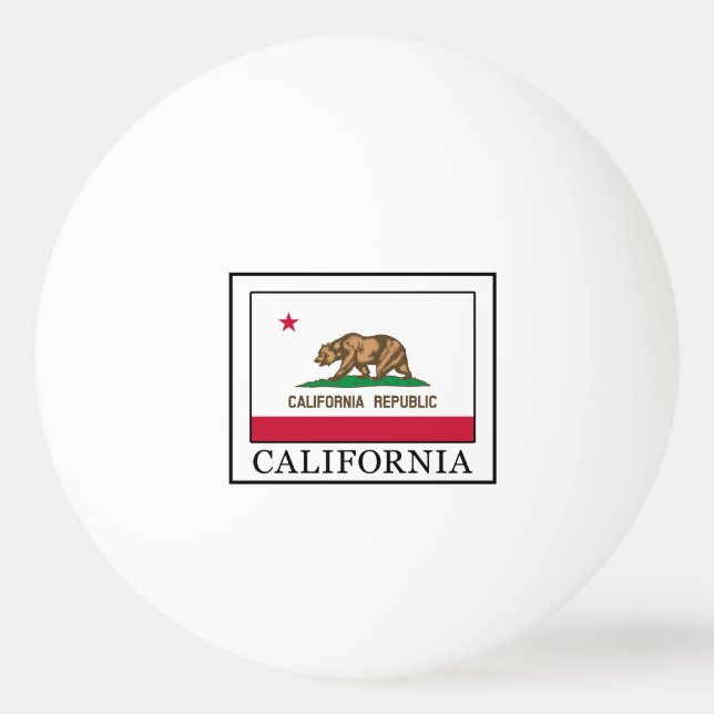 California Ping Pong Ball (Front)