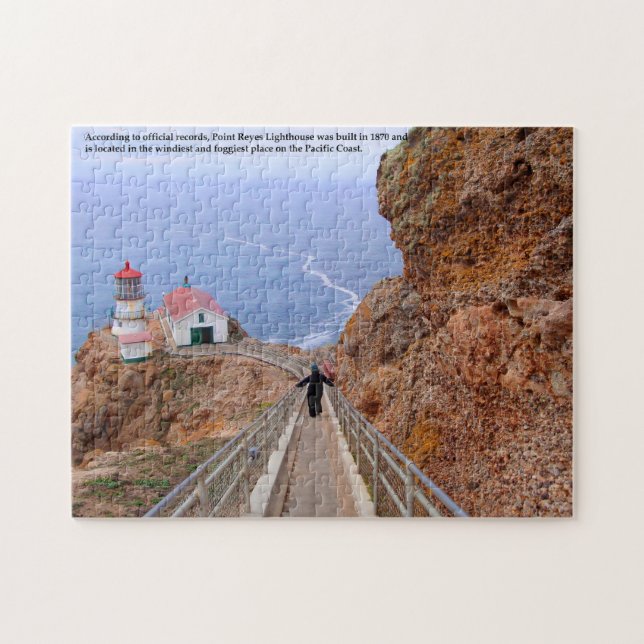 California Point Reyes Lighthouse Jigsaw Puzzle (Horizontal)