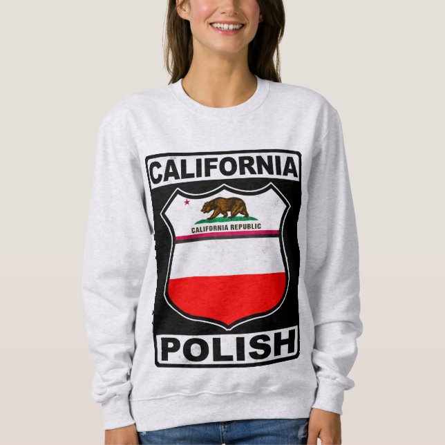 California Polish American Sweatshirt (Front)