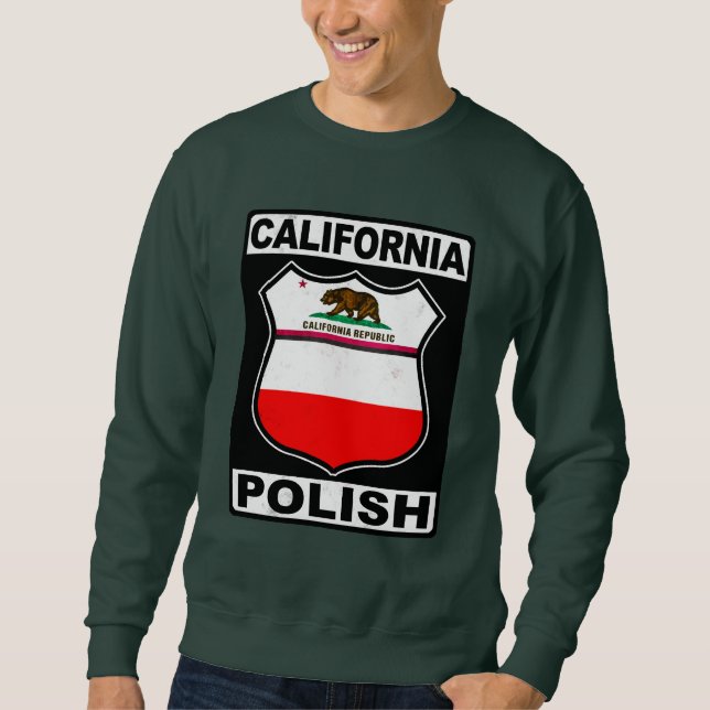 California Polish American Sweatshirt (Front)