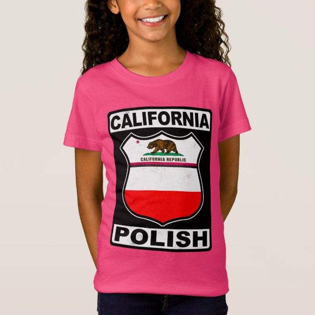 California Polish American T-Shirt (Front)